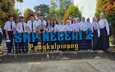 Sambutan Penutupan Kegiatan Student Exchange (Studex) SMP Lab School Kebayoran ke SMPN 2 Pangkalpinang